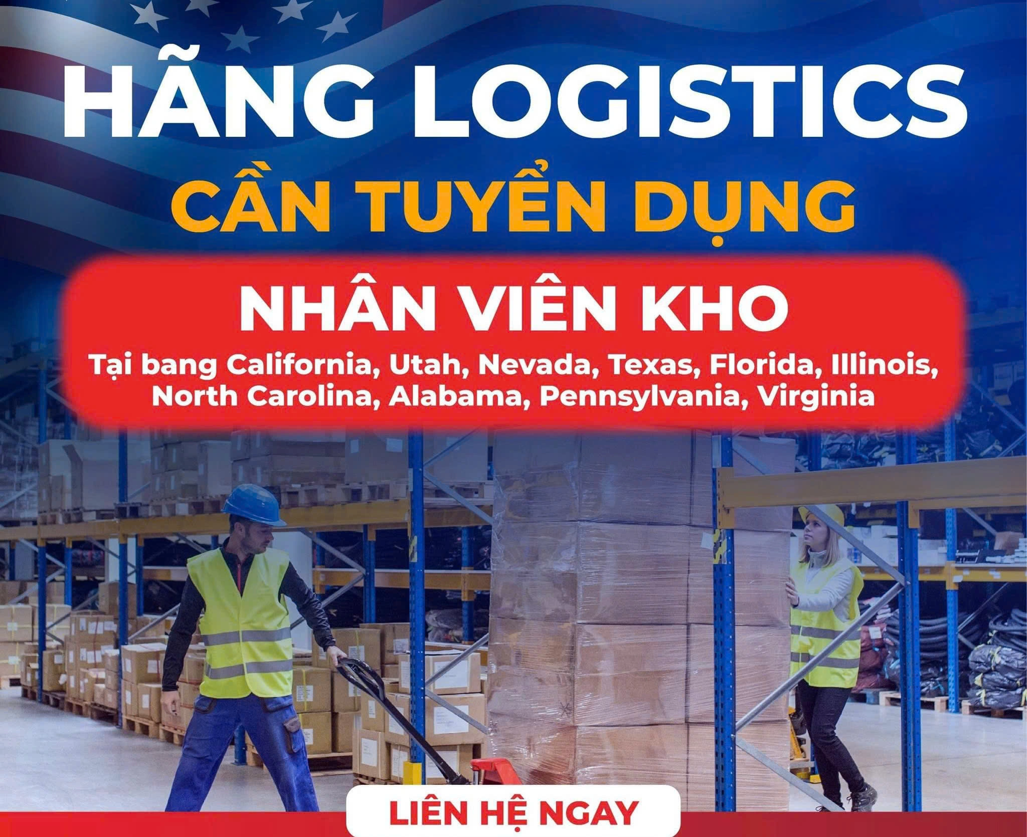 TUYỂN DỤNG EB3 – NHIỀU NGÀNH NGHỀ TẠI MỸ  Cơ hội làm việc & định cư Mỹ hợp pháp cho người Việt