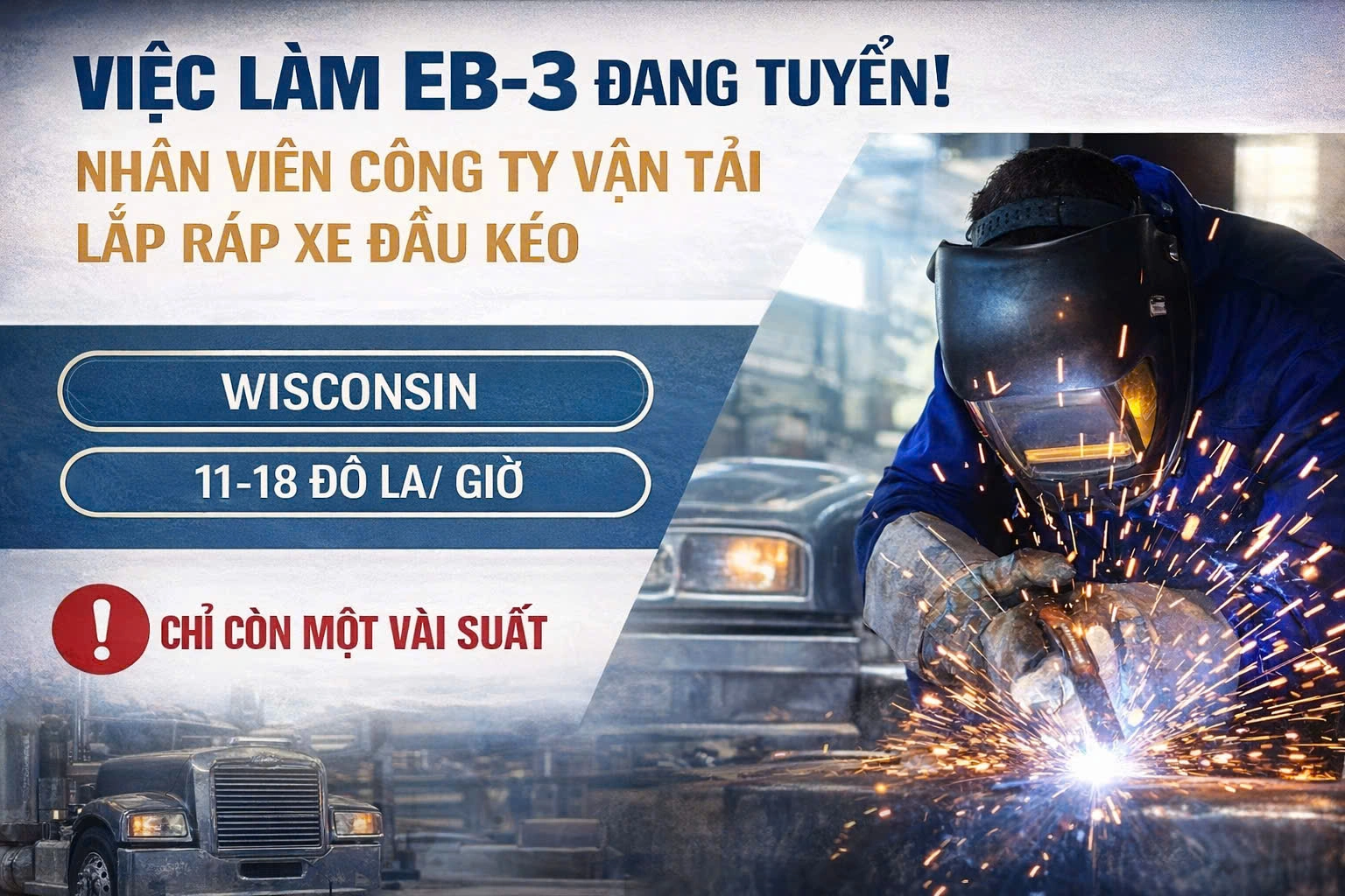 VIỆC LÀM EB-3 ĐANG TUYỂN – CƠ HỘI ĐỊNH CƯ MỸ CHO NGƯỜI LAO ĐỘNG